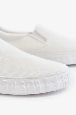 Trampki Damskie Slip-On|Trampki Damskie Big Star></noscript>Big Star Shoes Damskie Tenisówki Slip-On Big Star LL274389 Białe