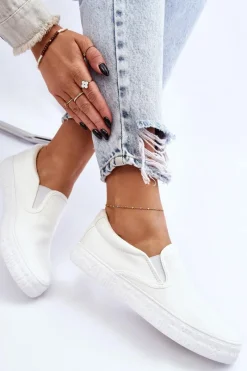 Trampki Damskie Slip-On|Trampki Damskie Big Star></noscript>Big Star Shoes Damskie Tenisówki Slip-On Big Star LL274389 Białe