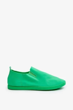 Online Damskie Tenisówki Trampki Slip-On Zielone Lovinia Damskie Trampki Damskie Slip-On|Trampki Damskie Niskie