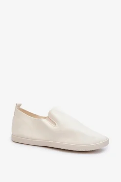 Trampki Damskie Slip-On|Trampki Damskie Niskie></noscript>Boto Damskie Tenisówki Trampki Slip-On Beżowe Lovinia
