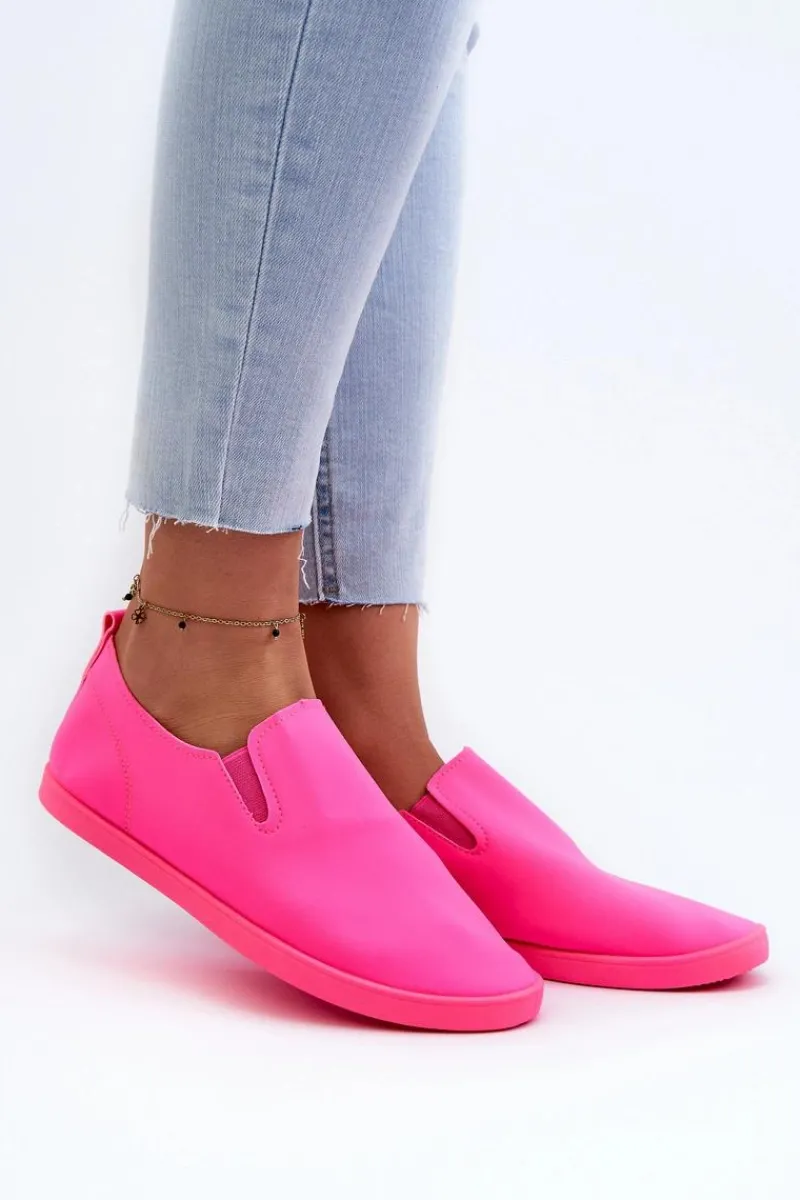 Trampki Damskie Slip-On|Trampki Damskie Niskie>Boto Damskie Tenisówki Trampki Slip-On Fuksja Lovinia Różowy