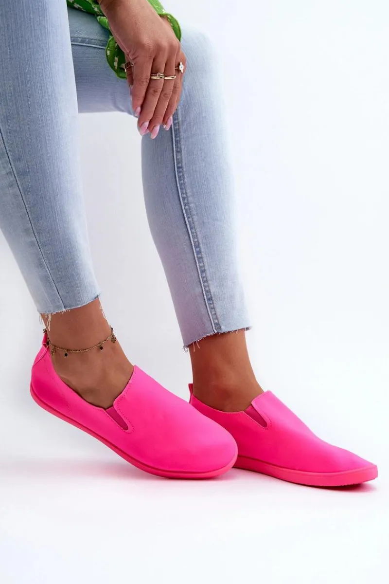 Trampki Damskie Slip-On|Trampki Damskie Niskie>Boto Damskie Tenisówki Trampki Slip-On Fuksja Lovinia Różowy