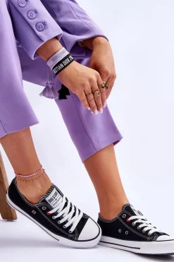 Discount Damskie Trampki Big Star T274023 Czarne Damskie Trampki Damskie Big Star|Trampki Damskie Niskie