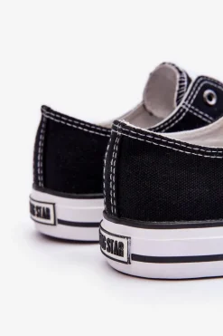 Discount Damskie Trampki Big Star T274023 Czarne Damskie Trampki Damskie Big Star|Trampki Damskie Niskie