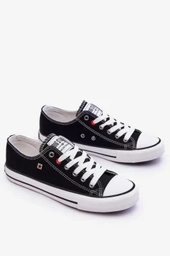 Discount Damskie Trampki Big Star T274023 Czarne Damskie Trampki Damskie Big Star|Trampki Damskie Niskie