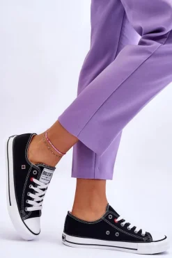 Discount Damskie Trampki Big Star T274023 Czarne Damskie Trampki Damskie Big Star|Trampki Damskie Niskie