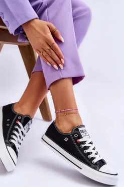 Discount Damskie Trampki Big Star T274023 Czarne Damskie Trampki Damskie Big Star|Trampki Damskie Niskie