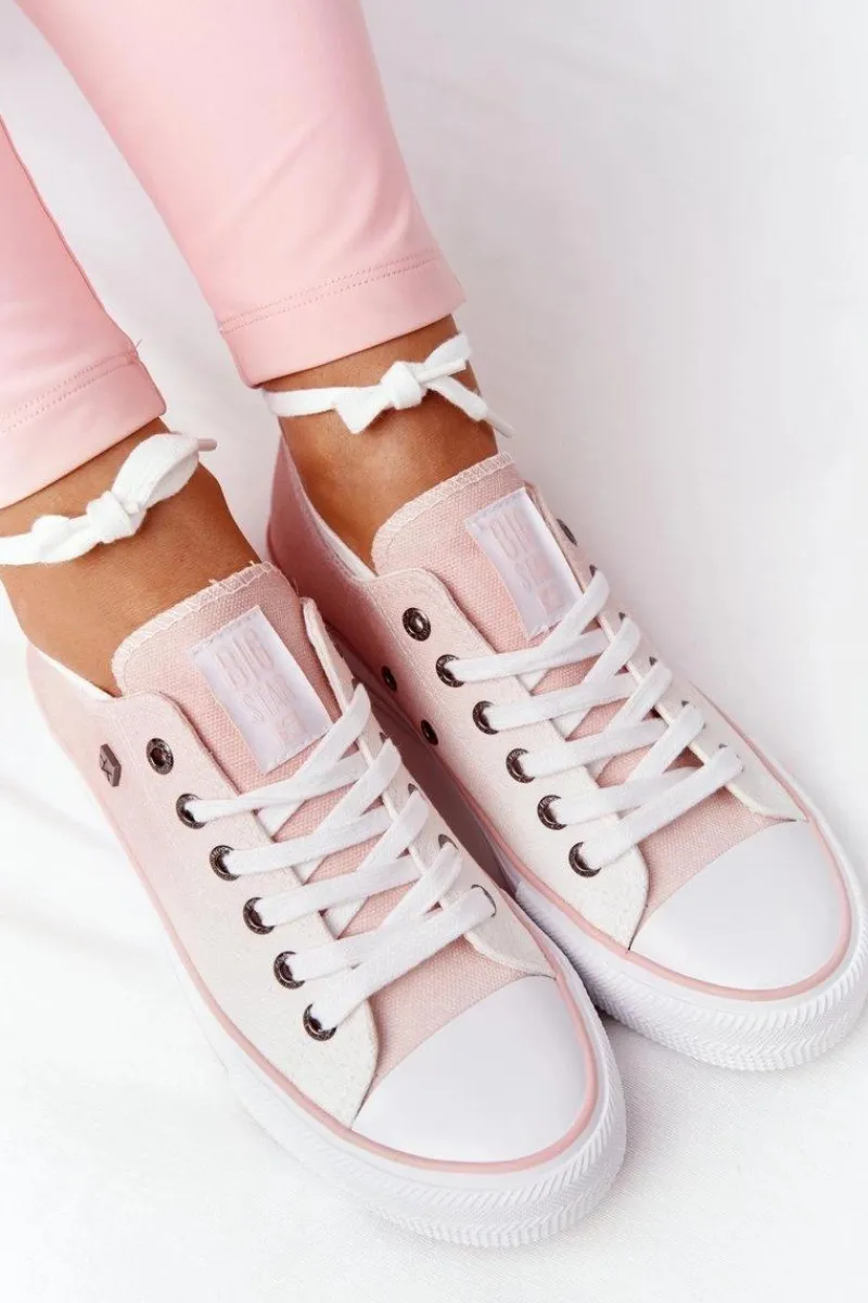 Damskie Trampki BIG STAR HH274127 Ombre Różowe Damskie Trampki Damskie Big Star|Trampki Damskie Niskie