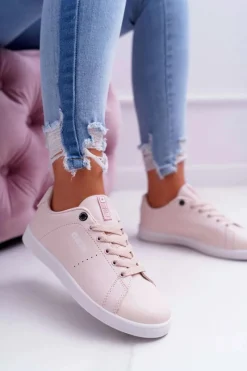 Hot Big Star Shoes Damskie Trampki Big Star Różowe DD274216