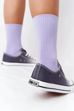 Online Big Star Shoes Damskie Trampki BIG STAR HH274128 Ombre Czarne