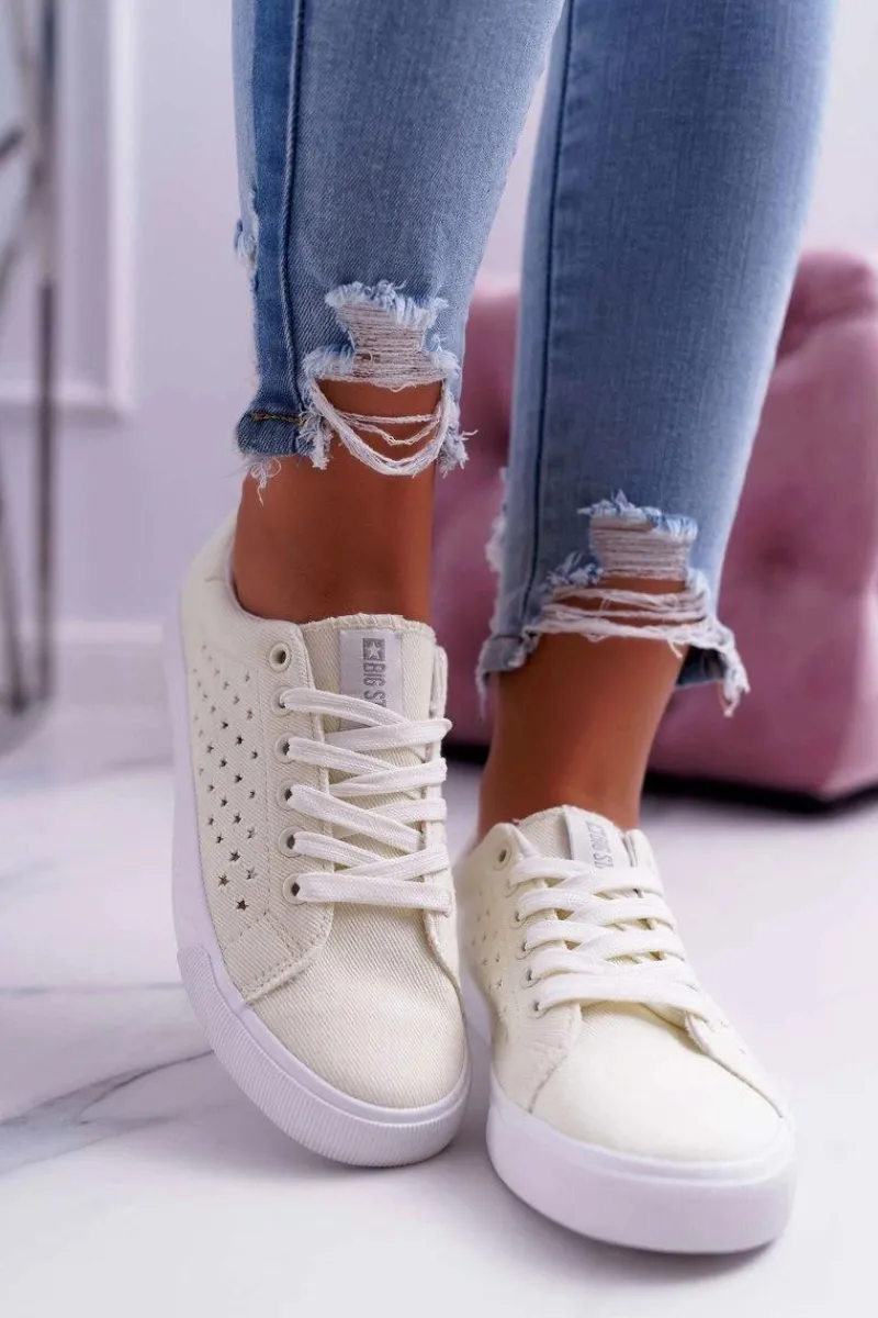 Trampki Damskie Big Star|Big Star>Big Star Shoes Damskie Trampki Big Star Żółte DD274048