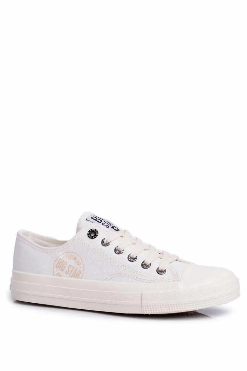 Trampki Damskie Big Star|Trampki Damskie Niskie>Big Star Shoes Damskie Trampki Big Star Białe FF274124