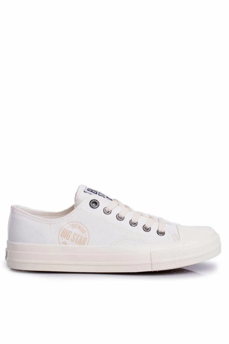 Trampki Damskie Big Star|Trampki Damskie Niskie>Big Star Shoes Damskie Trampki Big Star Białe FF274124