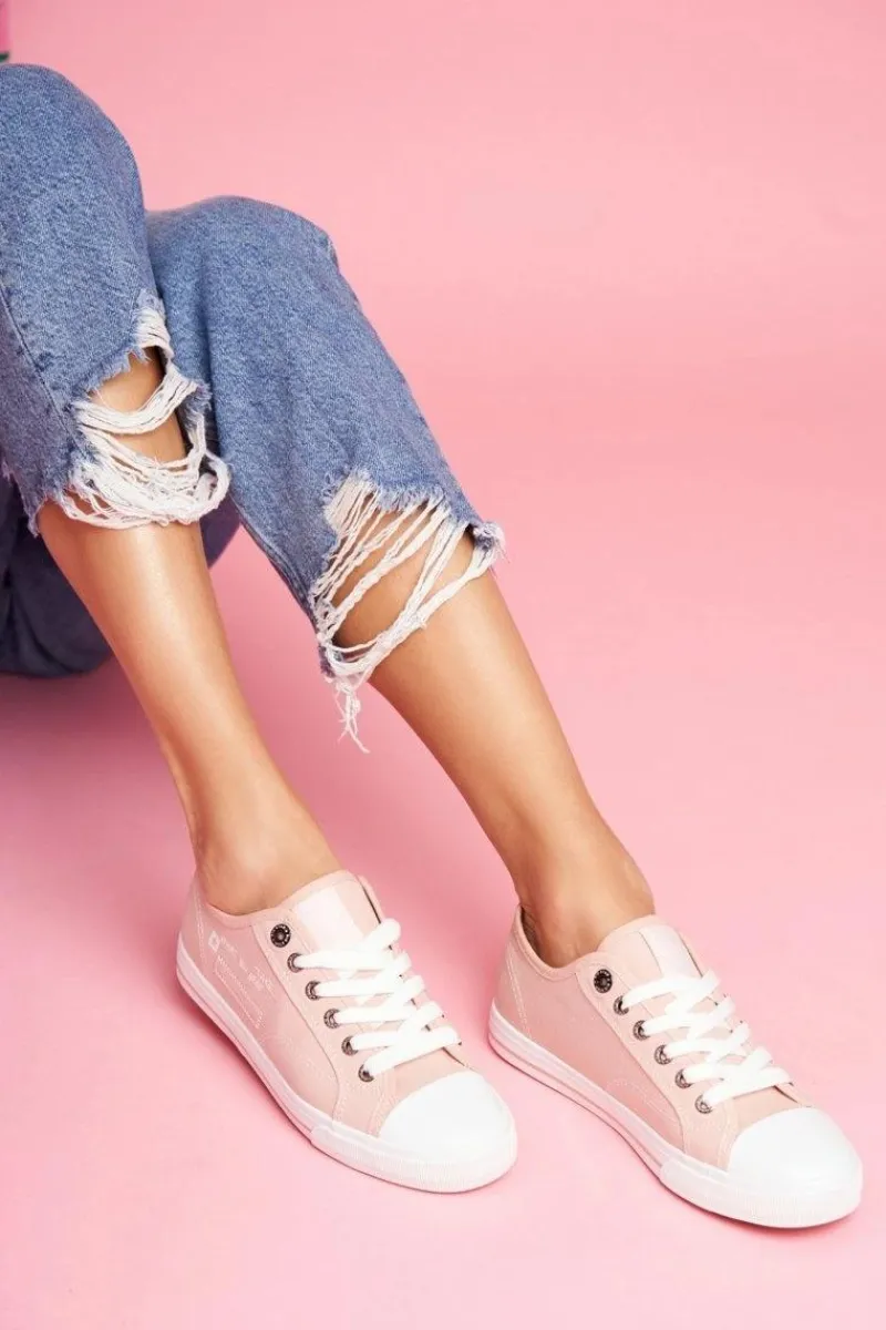 Best Damskie Trampki Big Star Różowe FF274080 Damskie Trampki Damskie Big Star|Trampki Damskie Niskie