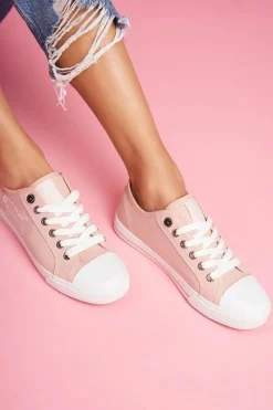 Best Damskie Trampki Big Star Różowe FF274080 Damskie Trampki Damskie Big Star|Trampki Damskie Niskie