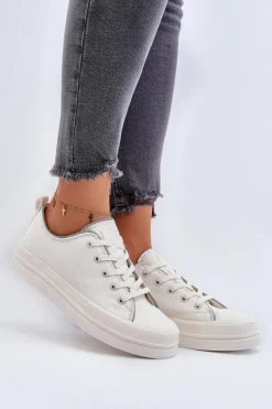 Trampki Damskie Big Star|Trampki Damskie Niskie>Big Star Shoes Damskie Trampki Big Star NN274850 Białe Biały