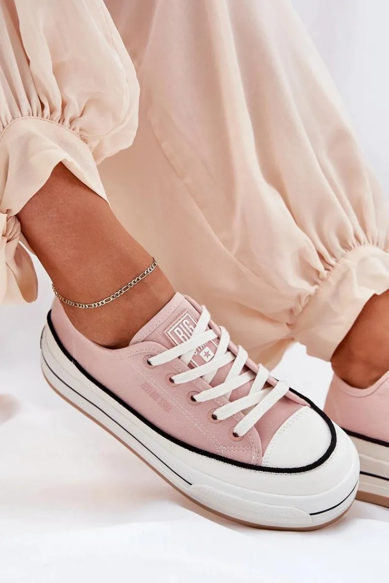 Trampki Damskie Big Star|Big Star>Big Star Shoes Damskie Trampki Big Star NN274207 Różowe Różowy