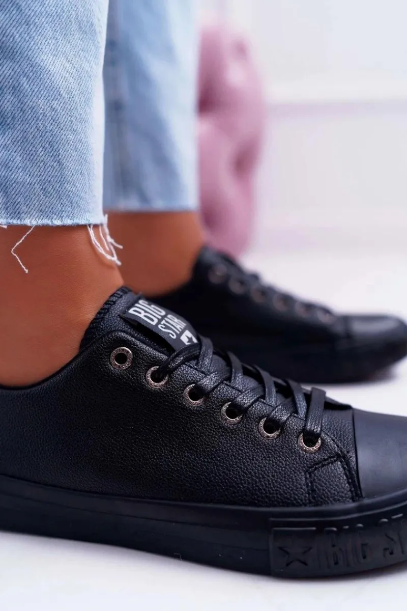 Trampki Damskie Big Star|Trampki Damskie Niskie>Big Star Shoes Damskie Trampki Big Star Czarne EE274247