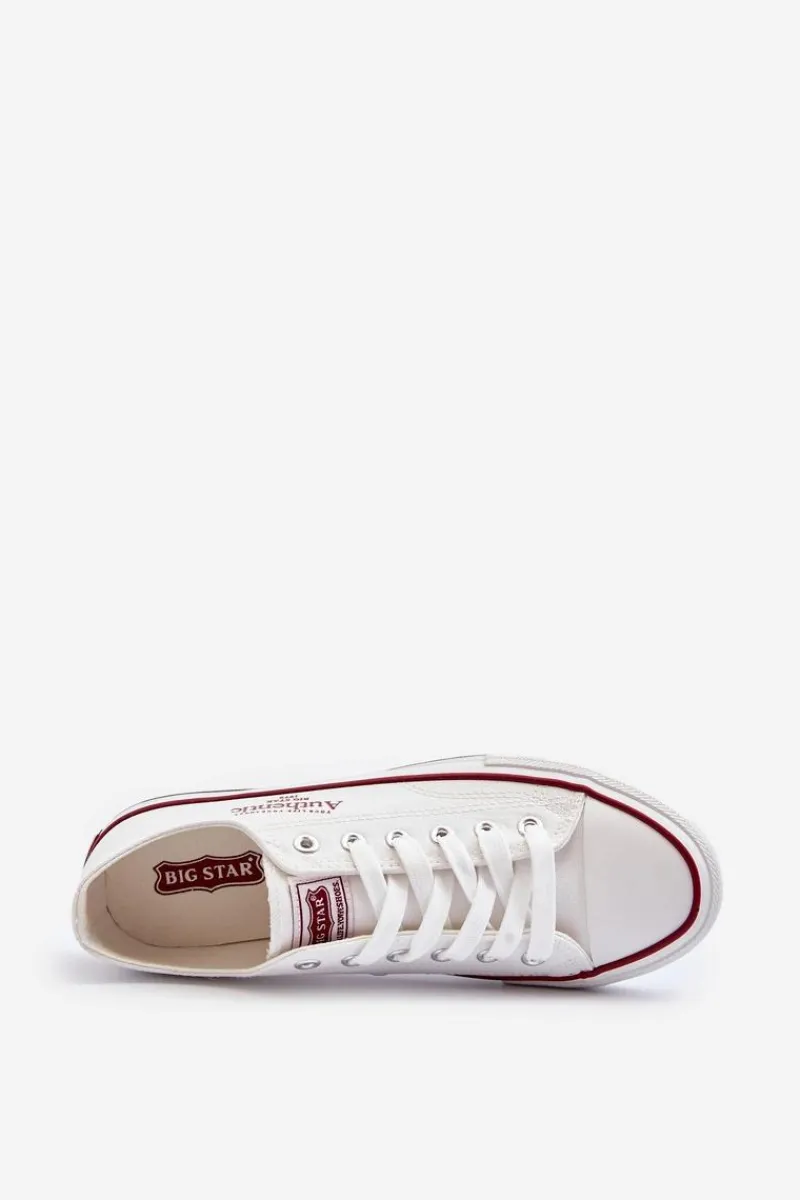 Best Damskie Trampki Big Star NN274235 Białe Damskie Trampki Damskie Big Star|Trampki Damskie Niskie