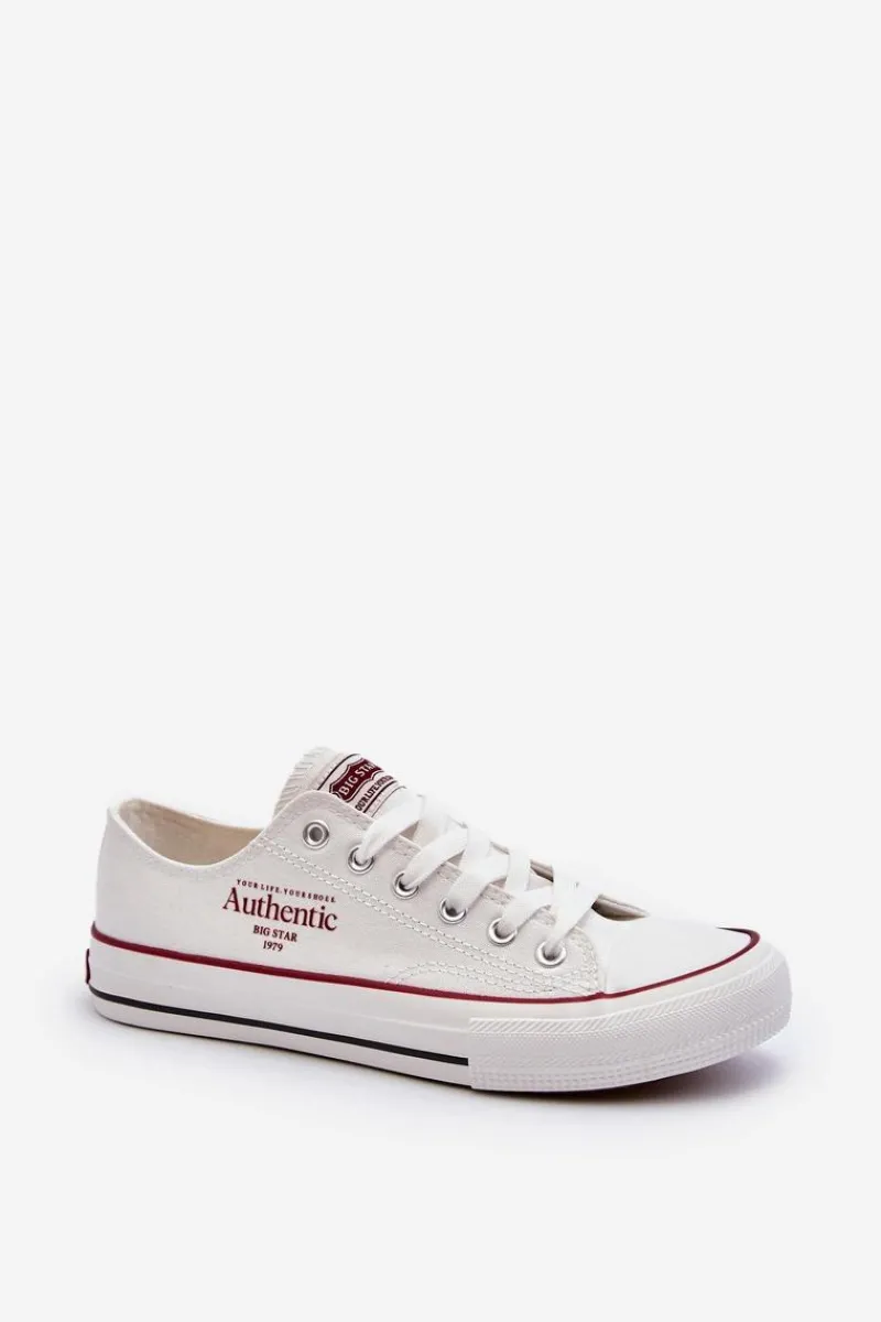 Best Damskie Trampki Big Star NN274235 Białe Damskie Trampki Damskie Big Star|Trampki Damskie Niskie
