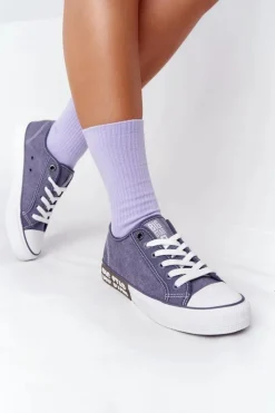 Trampki Damskie Niskie|Trampki Damskie Big Star>Big Star Shoes Damskie Trampki BIG STAR HH274114 Granatowe