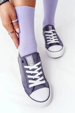 Trampki Damskie Niskie|Trampki Damskie Big Star></noscript>Big Star Shoes Damskie Trampki BIG STAR HH274114 Granatowe