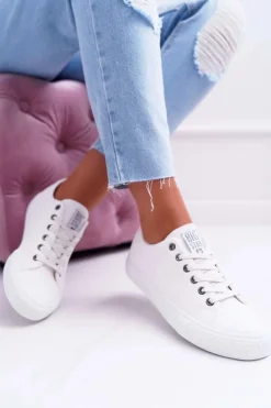 Sale Damskie Trampki Big Star Białe EE274248 Damskie Trampki Damskie Big Star|Trampki Damskie Niskie