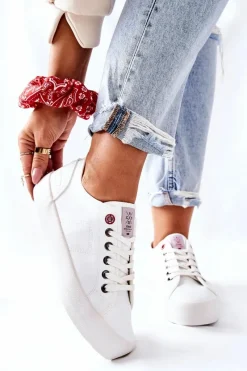 Trampki Damskie Cross Jeans|Trampki Damskie Niskie>Cross Jeans Damskie Trampki II2R4004C Białe