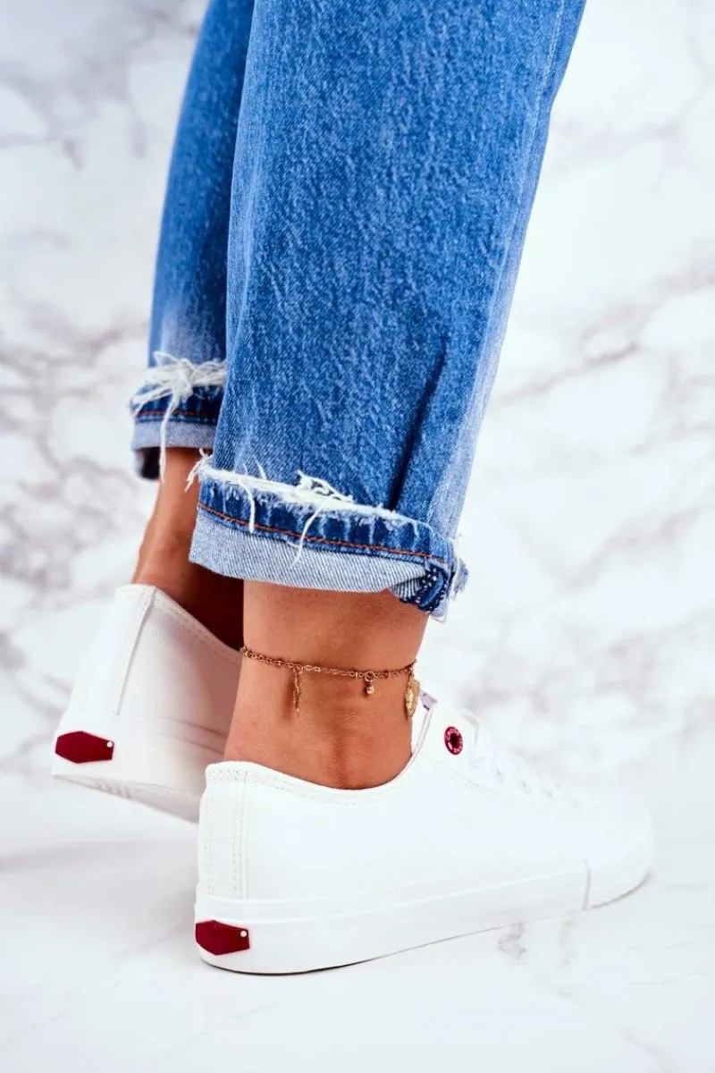 Clearance Cross Jeans Damskie Trampki Białe DD2R4030C