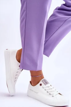 Hot Cross Jeans Damskie Trampki LL2R4067 Białe