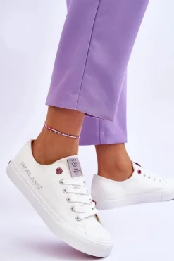 Hot Cross Jeans Damskie Trampki LL2R4067 Białe