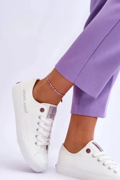 Hot Cross Jeans Damskie Trampki LL2R4067 Białe