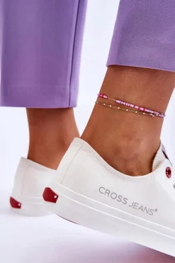 Hot Cross Jeans Damskie Trampki LL2R4067 Białe