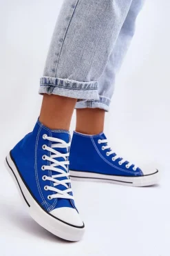 Outlet Damskie Trampki Klasyczne Wysokie e Remos Damskie Trampki Damskie Wysokie