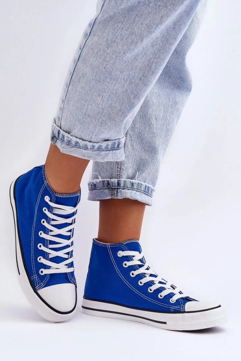 Outlet Damskie Trampki Klasyczne Wysokie e Remos Damskie Trampki Damskie Wysokie