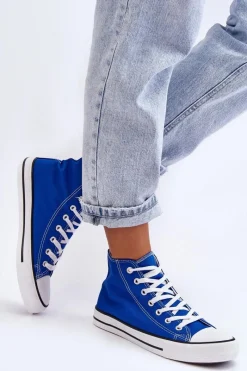 Outlet Damskie Trampki Klasyczne Wysokie e Remos Damskie Trampki Damskie Wysokie