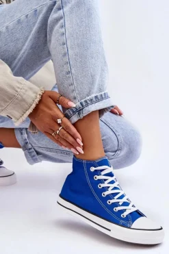 Outlet Damskie Trampki Klasyczne Wysokie e Remos Damskie Trampki Damskie Wysokie