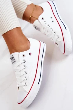 Best Lee Cooper Damskie Trampki LCW-22-31-0875L Białe