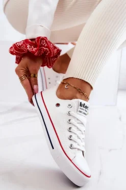 Best Lee Cooper Damskie Trampki LCW-22-31-0875L Białe