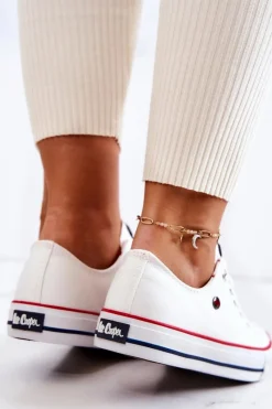 Best Lee Cooper Damskie Trampki LCW-22-31-0875L Białe