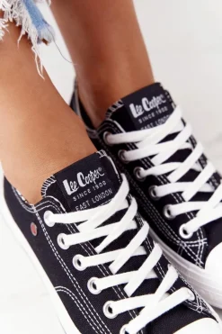 Discount Damskie Trampki LCW-21-31-0097L Czarne Damskie Trampki Damskie Niskie