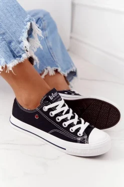 Discount Damskie Trampki LCW-21-31-0097L Czarne Damskie Trampki Damskie Niskie