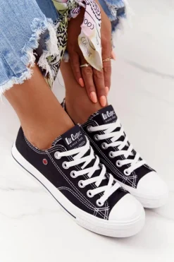 Discount Damskie Trampki LCW-21-31-0097L Czarne Damskie Trampki Damskie Niskie