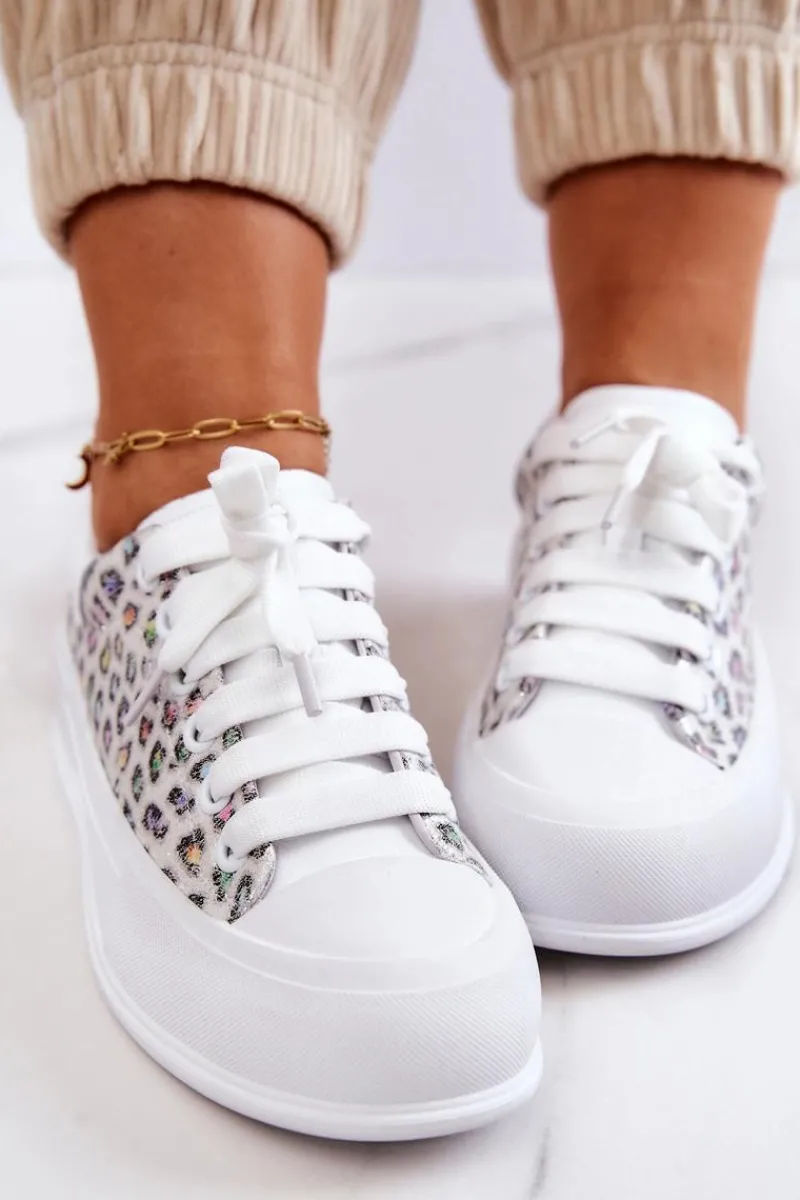 Clearance Damskie Trampki Na Platformie JJ2N4075 Białe Damskie Trampki Damskie Niskie|Sneakersy Damskie