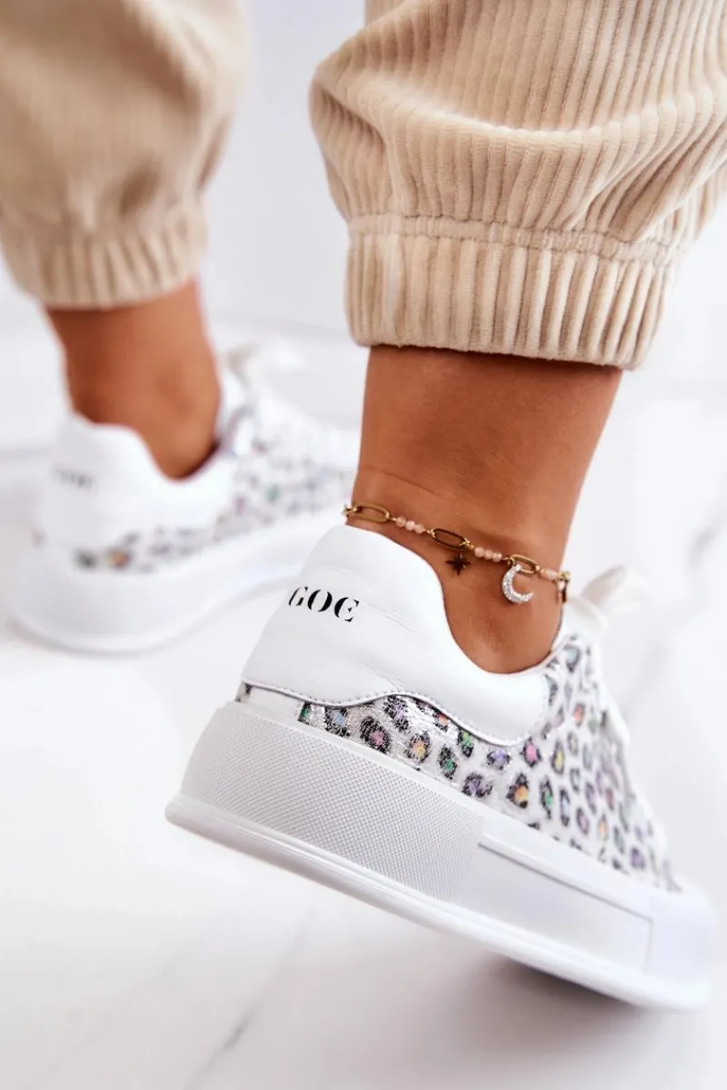 Clearance Damskie Trampki Na Platformie JJ2N4075 Białe Damskie Trampki Damskie Niskie|Sneakersy Damskie