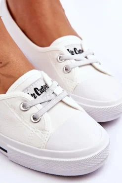 Hot Damskie Trampki Tenisówki LCW-23-31-1791L Białe Damskie Trampki Damskie Niskie