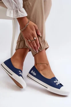 Discount Damskie Trampki Tenisówki LCW-23-31-1789L Granatowe Damskie Trampki Damskie Niskie