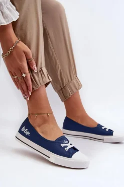 Discount Damskie Trampki Tenisówki LCW-23-31-1789L Granatowe Damskie Trampki Damskie Niskie