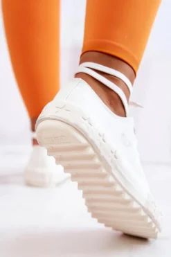 Hot Big Star Shoes Damskie Trampki Tenisówki BIG STAR JJ274509 Białe