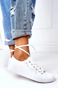 Best Damskie Trampki Z Suwakiem Białe Malani Damskie Trampki Damskie Niskie